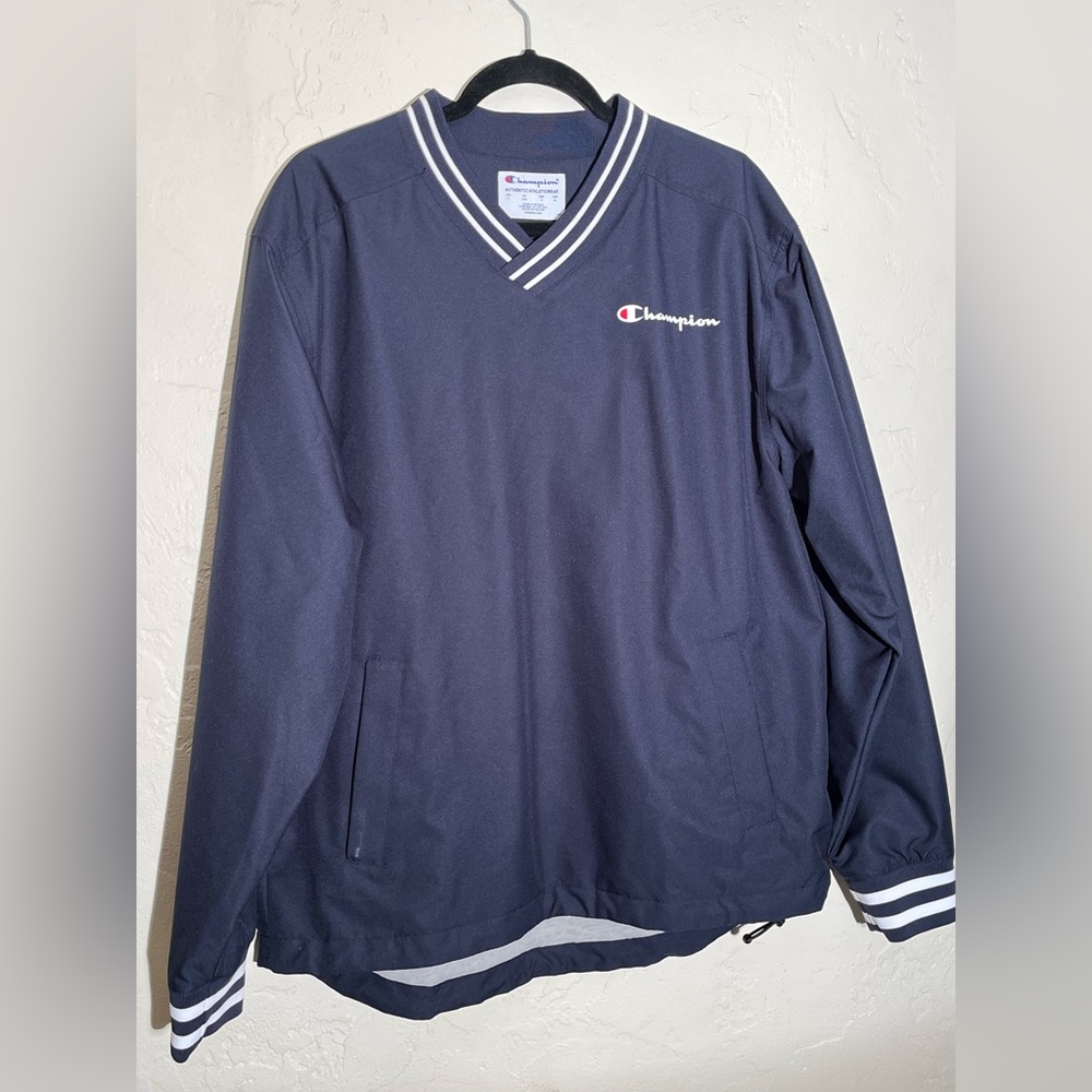 Lightly worn men’s champion windbreaker